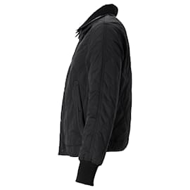 Tom Ford- Tom Ford Shear-Trimmed Down Jacket in Black Polyamide-Black