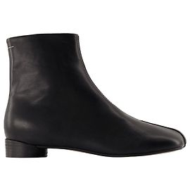Maison Martin Margiela Botas de tornozelo - MM6 Maison Margiela - Couro - Preto Preto