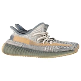 Yeezy-Yeezy x Adidas Boost 350 V2 Sneakers in Israfil Cotton-Grey