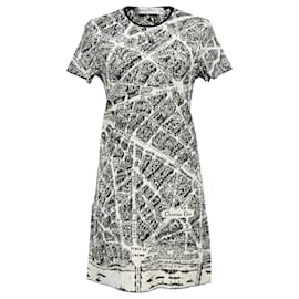 Dior- Dior Plan De Paris Knitted Mini Dress in Black and White Viscose-Multiple colors