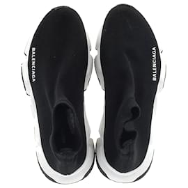 Balenciaga-Balenciaga Speed Sneakers in Black Polyester-Black