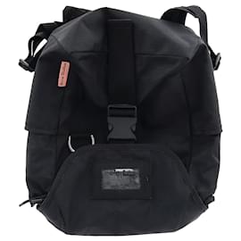 Acne Studios Ripstop Backpack in Black Nylon Black