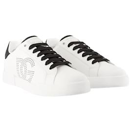 Dolce & Gabbana-Sneakers - Dolce&Gabbana - Leather - White-White