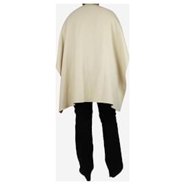 Autre Marque-Bamford Cream cashmere poncho - size One Size-Cream