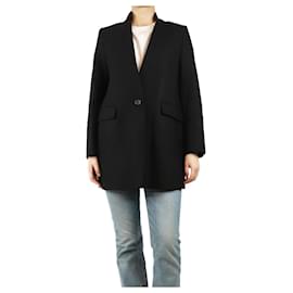 Autre Marque-Black single breasted jacket - size UK 10-Black