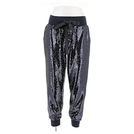 Autre Marque-NON SIGNE / UNSIGNED Trousers T.International S Polyester-Navy blue