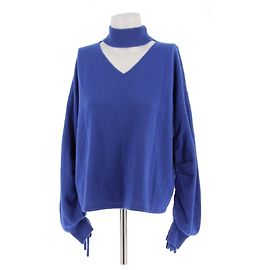 DIANE VON FURSTENBERG Strickwaren T.International S Wolle Blau