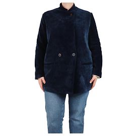 Forte Forte Dunkelblaue Cordjacke - Größe UK 12 Blau