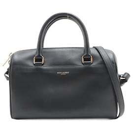 Saint Laurent-Black Paris Baby 2way Duffle bag-Black