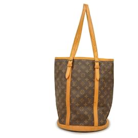 Louis Vuitton-Louis Vuitton Monogram Bucket GM Tote Bag-Brown