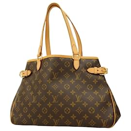 Louis Vuitton-Louis Vuitton Monogram Batignolles Horizontal Tote Bag-Brown