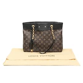 Louis Vuitton-Louis Vuitton Monogram Pallas Shopper M51198 Shoulder Bag-Brown,Black