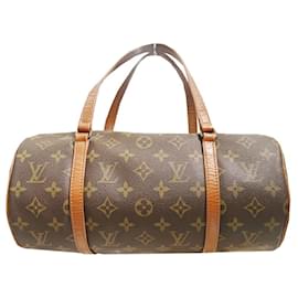 Louis Vuitton-Louis Vuitton Papillon 30 Monogram Tote Bag-Brown