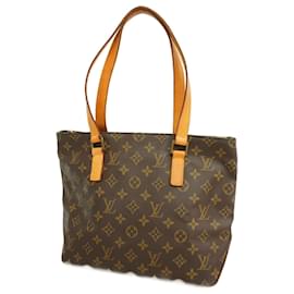 Louis Vuitton-Louis Vuitton Monogram Cabas Piano Tote Bag-Brown