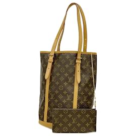 Louis Vuitton-Louis Vuitton Monogram Bucket GM Tote Bag-Brown