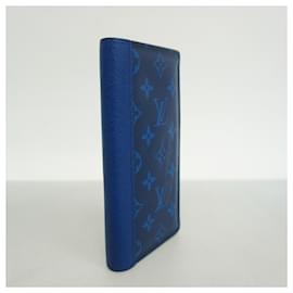 Louis Vuitton-Louis Vuitton Long Wallet Taiga Rama Portefeuille Brazza M30297-Blue