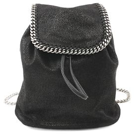 Stella Mc Cartney Stella McCartney Falabella Mini Rucksack Backpack Black