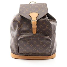 Louis Vuitton-Louis Vuitton Montsouris GM Backpack-Brown,Monogram