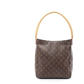 Louis Vuitton-Louis Vuitton Looping GM Shoulder Bag-Brown,Monogram
