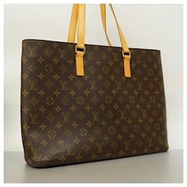 Louis Vuitton-Louis Vuitton Monogram Luco Tote Bag-Brown