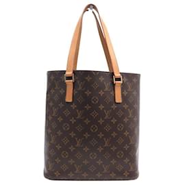Louis Vuitton-VINTAGE SAC A MAIN LOUIS VUITTON VAVIN GM M51170 CABAS TOILE MONOGRAM BAG-Marron