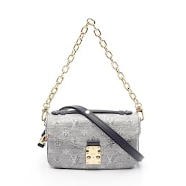 Louis Vuitton-Louis Vuitton Pochette Metis EW Handbag-Navy blue