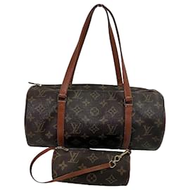 Louis Vuitton-Louis Vuitton Monogram Old Papillon 30 Handbag-Brown,Other,Monogram