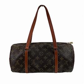 Louis Vuitton-Louis Vuitton Monogram Old Papillon 30 Handbag-Brown,Other,Monogram