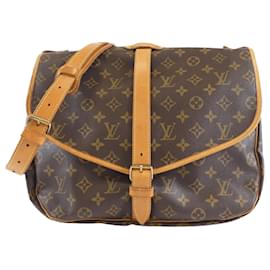 Louis Vuitton-Louis Vuitton Saumur 35-Brown