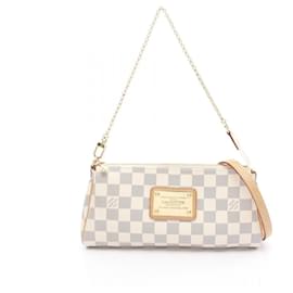Louis Vuitton-Louis Vuitton Eva Damier Azur Shoulder Bag-White