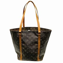 Louis Vuitton-Louis Vuitton Monogram Sac M51108 Tote Bag-Brown,Monogram