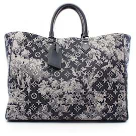 Louis Vuitton-Louis Vuitton Grand Sac Tote Bag-Black,Cream