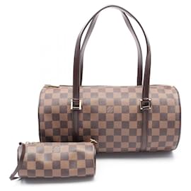 Louis Vuitton-Louis Vuitton Papillon 30 Damier Ebene Handbag-Brown