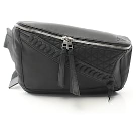 Loewe-Loewe Puzzle Sling Waist Bag-Black