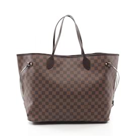 Louis Vuitton-Louis Vuitton Neverfull GM Damier Ebene Tote Bag-Brown