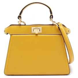 Fendi-Sac à main Fendi Peekaboo ISeeU-Jaune