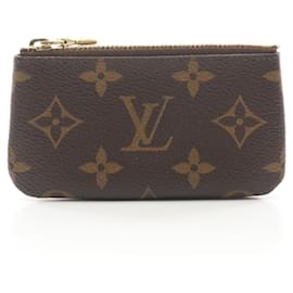 Louis Vuitton-Louis Vuitton Pochette Cle Monogram Coin Case-Brown