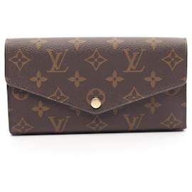Louis Vuitton-Louis Vuitton Portefeuille Sarah Monogram Wallet-Brown,Pink