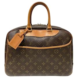 Louis Vuitton-Louis Vuitton Monogram Deauville Handbag-Brown,Other,Monogram
