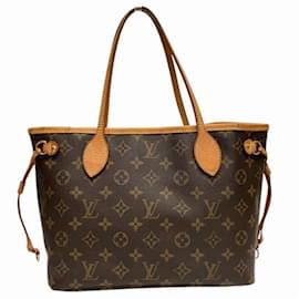 Louis Vuitton-Louis Vuitton Monogram Neverfull PM Tote Bag-Brown,Monogram