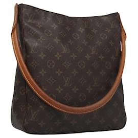 Louis Vuitton-LOUIS VUITTON Monogram Looping GM Shoulder Bag M51145 LV Auth 114403-Monogram
