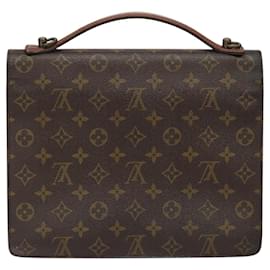 Louis Vuitton-LOUIS VUITTON Monogram Monceau 28 Hand Bag M51185 LV Auth 110154-Monogram