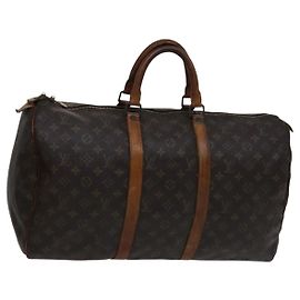 LOUIS VUITTON Monogram Keepall 50 Bolsa Boston M41426 LV Auth 112662 Monograma