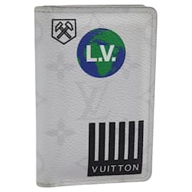 Louis Vuitton-LOUIS VUITTON Tiger Lama Monogram Organizer Dupoch Card Case White Auth 113593-White