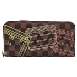 Louis Vuitton-LOUIS VUITTON Damier Trunk Zippy Wallet Long Wallet N63026 LV Auth 113831-Other