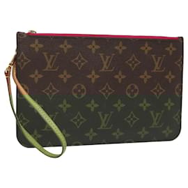 Louis Vuitton-LOUIS VUITTON Monogram Neverfull MM Pouch Accessory Pouch LV Auth 113805-Monogram
