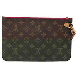 Louis Vuitton-LOUIS VUITTON Monogram Neverfull MM Pouch Accessory Pouch LV Auth 113805-Monogram
