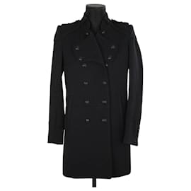 The Kooples Blauer Wollmantel Blau