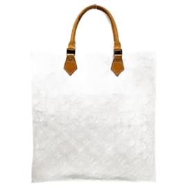 Louis Vuitton-Louis Vuitton Monogram Sac Plat Tote Bag-Brown,Monogram