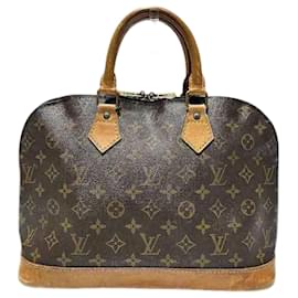 Louis Vuitton-Louis Vuitton Monogram Alma Handbag-Brown,Monogram